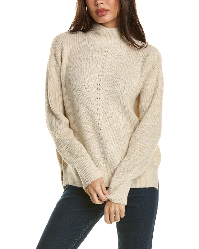 Women's Mandarin Collar SweatersDress Forum Cozy Turtleneck Sweater