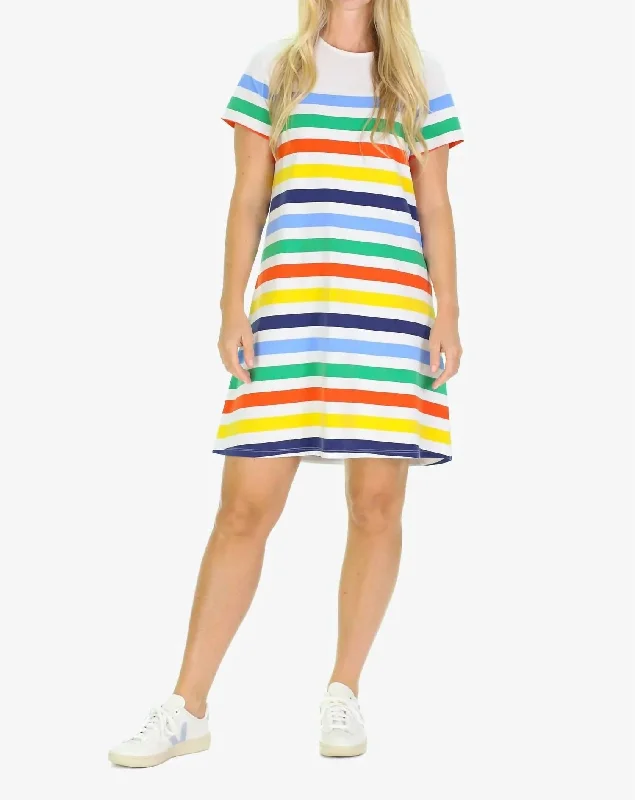 Women's Button-Up BlouseNadine Tee Dress In Multi