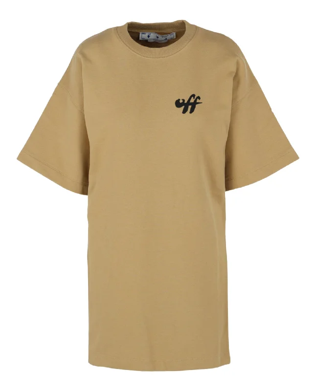 Women's Blouse with RufflesZebra Arrow Snap Tee Dress