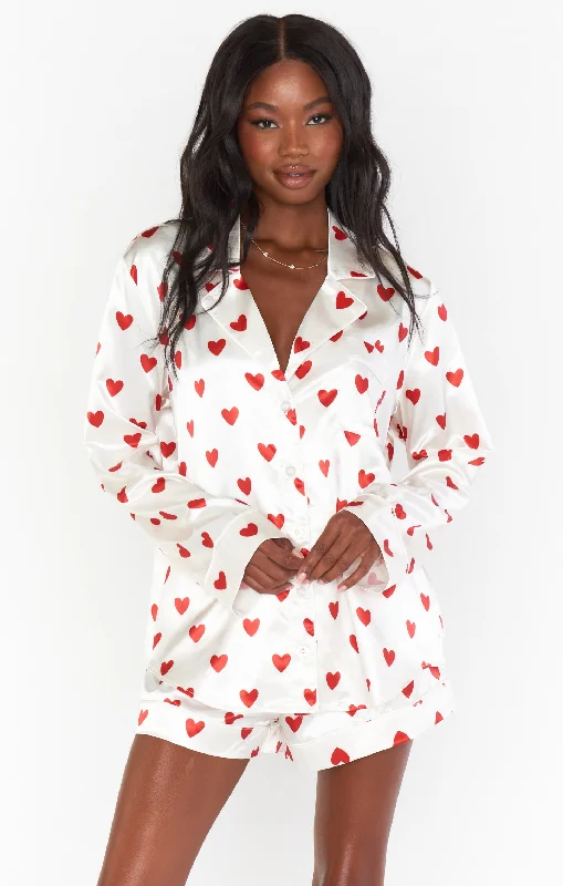 women's pajamas made in USAFavorite PJ Set ~ Queen of Hearts